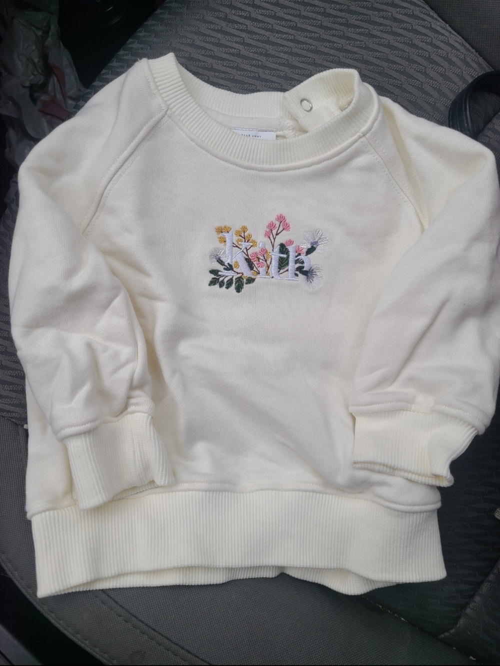 Kith cream Floral Embroidered Women’s Sweater